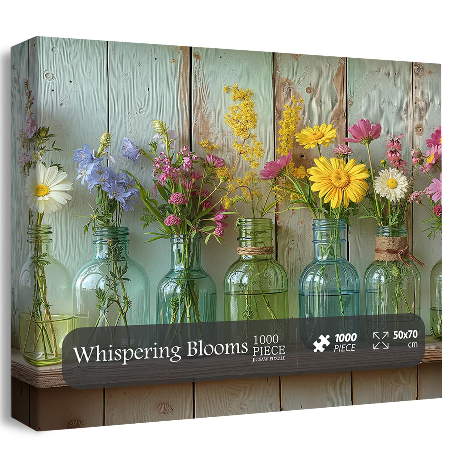 Amazon.com: Wildflower 1000 Piece Puzzle for Adults, PICKFORU